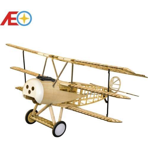 Balsawood Airplane Model Laser Cut Electric Power Fokker DRI 1540mm Wingspan Building Kit Woodiness model /WOOD PLANE