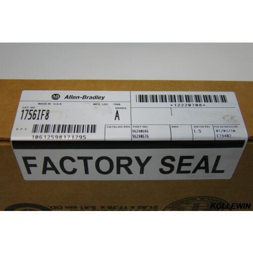 New Original Allen Bradley 1756-IF8 ControlLogix 8 Point A/I Module 1756-IF8 PLC module 1756 IF8 factory sealed 1 year warranty