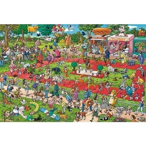 300/500/1000 Piece Wooden Puzzle High Quality Adult Decompression Childrens Educational Pet Puzzle Toy Birthday Gift BC50PT