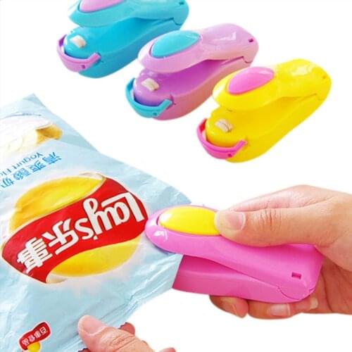 Portable Household Mini Sealing Machine Plastic Package Storage Bag Travel Hand Pressure Heat Sealer Fruits And Vegetables