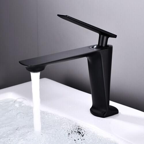 Basin Faucet Bathroom Faucet Brass Sink Tap Hot and Cold Bath Mixer European Style Black/white Washbasin Faucet Toilet Water Tap