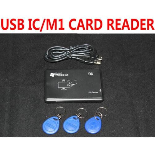 USB ID Card reader,13.56MHz IC Card M1 card pex1023 chip card for time attendance and access controller system