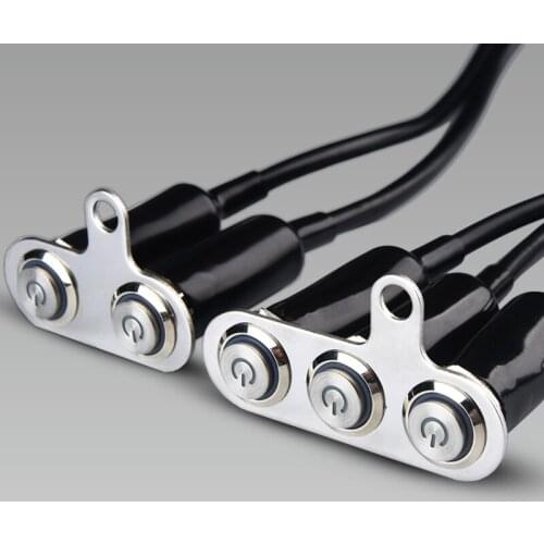 Waterproof Motorcycle led light lamp Power Switch Handlebar On Off Push Button Switch 12v 15A For Motorbike Car Truck 4x4 ATV