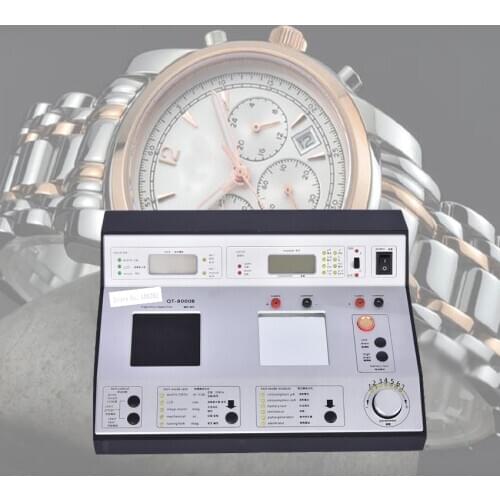 1PC QT-8000B Quartz watches tester Timegrapher Timing machine quartz watch slow and fast tester Watch Clock Repair Tool