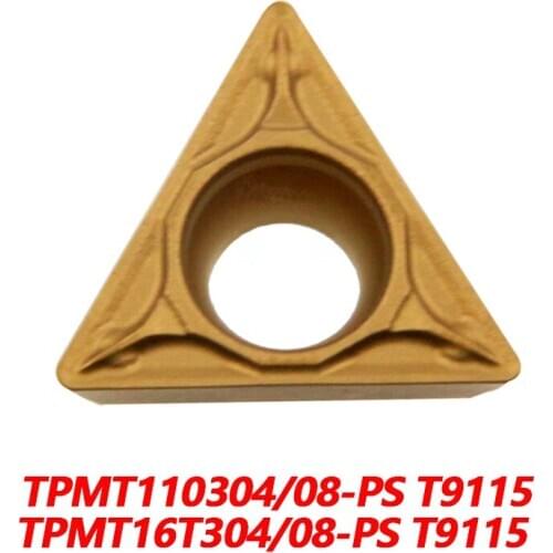 100% Original TPMT TPMT110304-PS T9115 TPMT110308-PS TPMT16T304-PS TPMT16T308-PS CNC lathe Insertion Carbide Insert Efficient