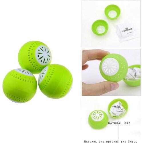 3 Pcs/set Fridge Moisture Absorbers Eliminator Odor Removal Balls Home Kitchen Tool Kitchen Accessories Drop Ship