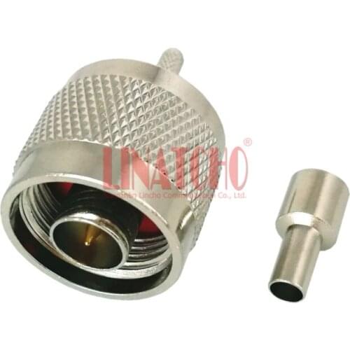 50ohm RG174 RG178 RG316 LMR100 RF N Male Straight Connector RF Coaxial Cable Adapter