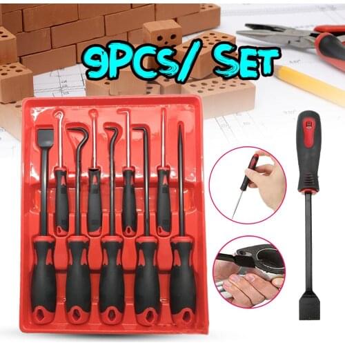 9Pcs Scraper Pick Hook Set Gasket O Ring Seal Remover Car Handcraft Tool