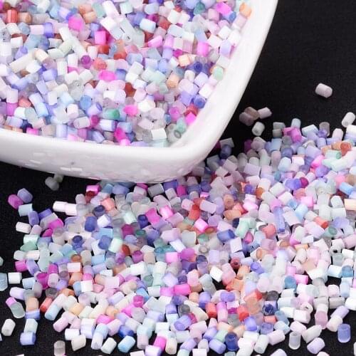 2mm Approx 3000Pcs/Lot Opal Cat Eye Seed Beads Czech Glass Loose Beads For Jewelry Making DIY Bracelet Necklace Accesories