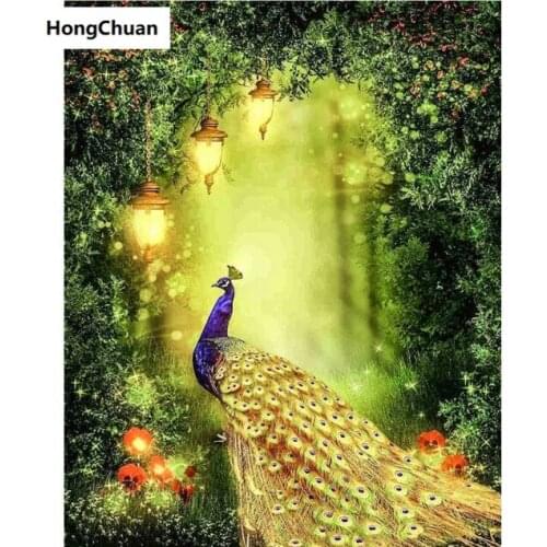 Wealthy Peacock Mural 5D DIYSquare/Round Diamond PaintingMosaic CrossEmbroidery Handicraft Home DecorationChristmas GiftNew Year