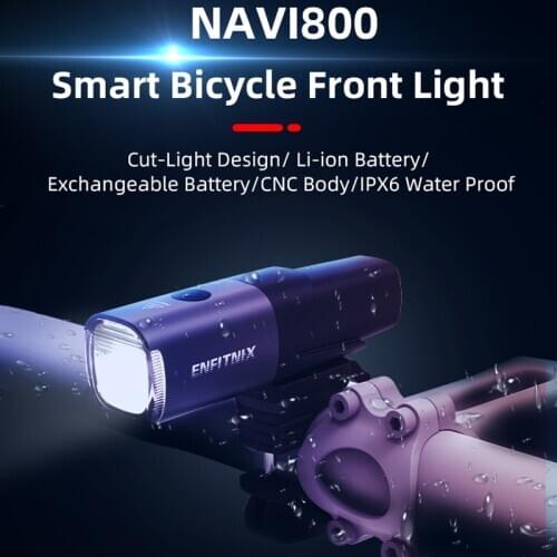 Enfitnix Bicycle Front and Back Light Set Smart MTB Road Bike Led Headlight Lamp USB Charging Safety Lantern Cycling Flashlight