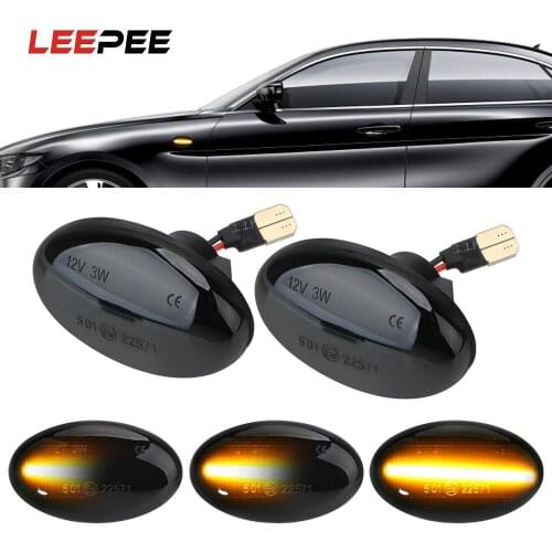Fashion LED Car Dynamic Side Marker Lights Repeater Flowing Water Signal Lights