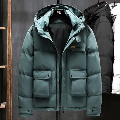 Men Jacket Coats Winter Casual Cotton Warm Zipper Parkas Mens Clothing Thick Waterproof Outwear Hooded Jackets Hombre