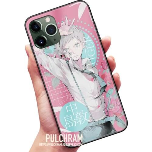 Atsushi Nakajima Anime Glass Soft Silicone Phone Case Cover Shell For IPhone SE 6s 7 8 Plus X XR XS 11 12 Mini Pro Max Sumsung