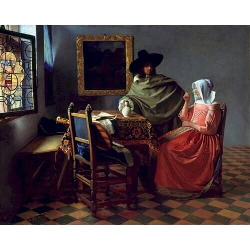 DIY Painting By Number 40x50 Art Picture Style Modern Decorative Canvas Wall Artcraft Oil Painting For Decor Women Drinking Wine