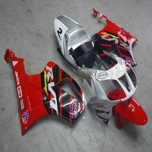 Motorcycle cowl Full fairing kits for VTR 1000 SP1 2000 2001 2002 2003 2004 2005 2006 RC51 ABS Plastic Fairings red silver black