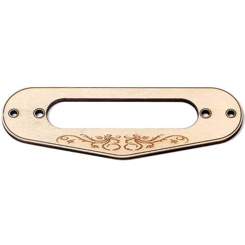 Telecaster Single Coil Neck Pickup Maple Ring Surround with Screws