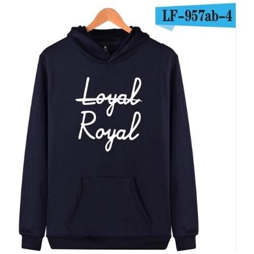 Coat Hot Loyal Royal Hoodies Sweatshirts New Men/Women Sweatshirts Loyal Royal Hoodies Unisex Pullovers Cotton Comfortable Hoody