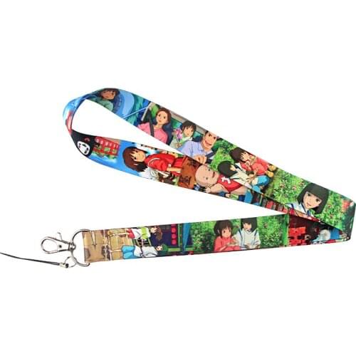 ZF483 1pcs Cartoon Movie Cute Creative Lanyard Badge ID Lanyards Mobile Phone Rope Key Lanyard Neck Straps Accessories