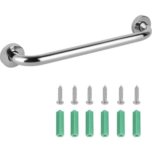 Stainless Steel Handrail SUS 304 With 20" Shower Handle Armrest Durable Elderly High Quality Pregnant Women Bathroom Grab Bars