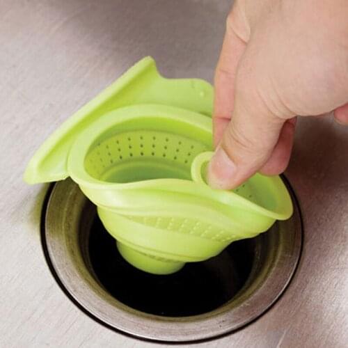 Silicone Soft Sink Strainer Snail Shape Bathtub Drains Kitchen Sink Stopper Bathroom Drain Filter Home Kitchen Gadgets