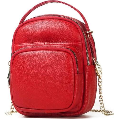 Chain Bag 2020 New Fashion Womens Bag Korean One Shoulder Leather Bag Woman Messenger Shoulder Crossbody Bags Womens