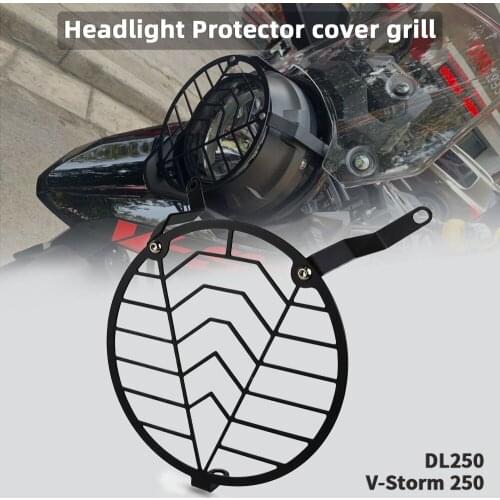 For SUZUKI DL250 V-Storm 250 Motorbike Headlight Protector Cover Grill Guard Headlight Protector Accessories V-Storm DL250