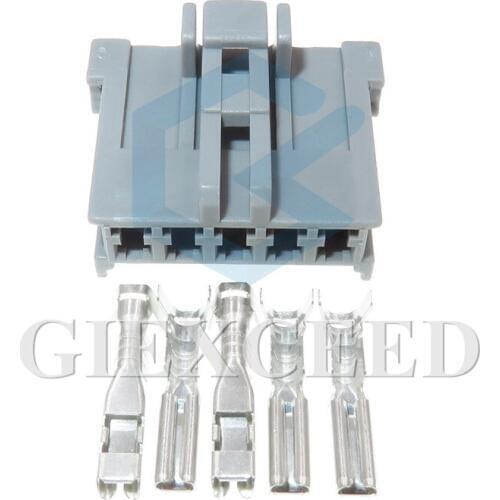 2 Sets 5 Pin 6098-0344 Female Electrical Automotive Wiring Harness Sockets