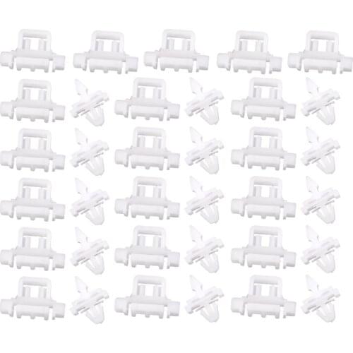 35Pcs/Set Car Door Quarter Panel Moulding Trim Clip Clamp Fairing Fit for Mercedes Benz W124 S124 W201 A124 C124 A0019884981