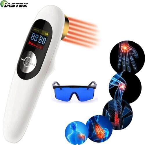 Shoulder, Joint, Muscle Pain Reliever Cold Laser Red Light Therapy Handy Cure Device with 808NM