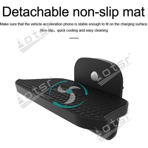 QI car Infrared Fast wireless charger For BMW MINI F55 / F56 2017 2018-19 Wireless Charging Car Phone Holder for iphone/Samsung