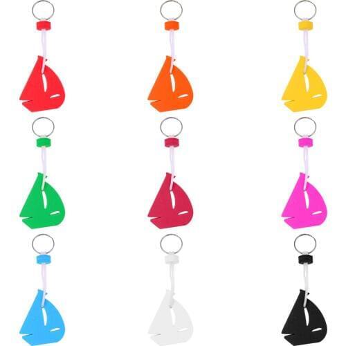 Key Ring Floating Boat Key Chain Key Ring -Marine/Water Sports/Creative Foam Keychain Sailing Boat Marine Sailing Boat Float