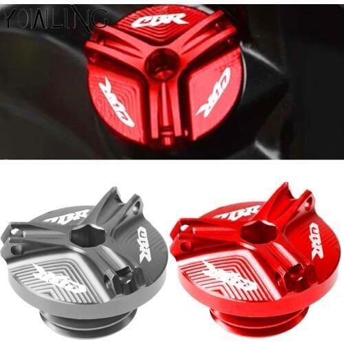 FOR Honda CBR929RR CBR 929RR 2000-2001 , CBR954RR CBR 954RR 2002-2003 CNC Motorcycle M20*2.5 Engine Oil Plug Filler Cover Screw