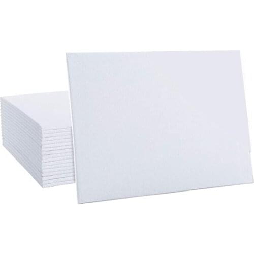 Canvas Panels - 8X10 Inch/18 Pack. Artist Painting Canvas Boards Value Pack for Oil & Acrylic Painting