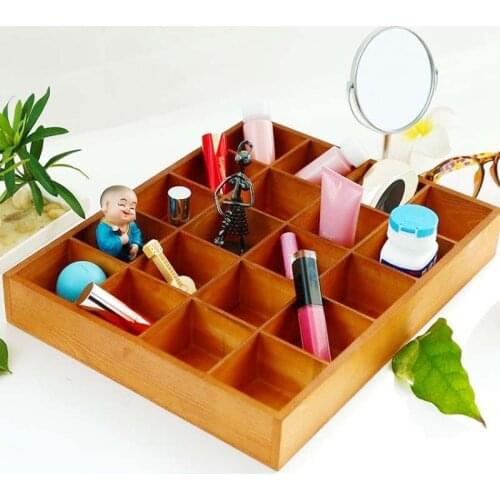 Storage Boxes Home Organizer Decor Cosmetics Desk Organizer Wooden Food Container Table Sundries Container Jewelry Storage Box