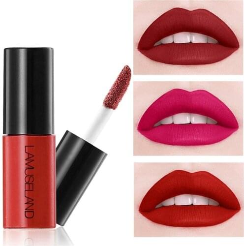 10 Colors Matte Velvet Lip Gloss Easy To Wear Natural Waterproof Long Lasting Moisturizing Makeup Lip Gloss