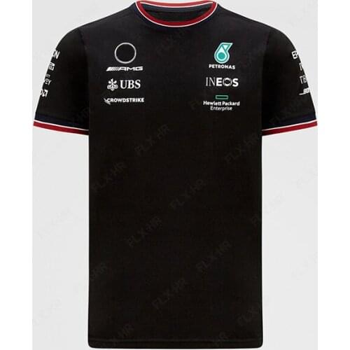 021 mens summer new F1 racing off-road vehicle motorcycle AMG GP short sleeve T-shirt fast dry and breathable