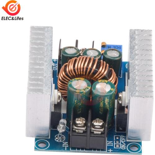DC-DC 300W 20A Constant Current Adjustable Step Down Module Buck Converter DC 6-40V Power Voltage Board Short Circuit Protection