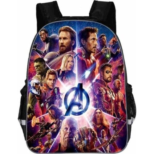 11/13/16 Inch Bag Mochilas Avengers Backpack For Teenage Boys Children School Bags Heroes Cartoon Backpack Captin America Bags