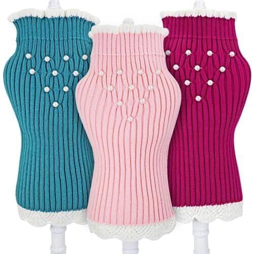 Cat Dog Knitted Sweaters Clothing Autumn Winter Pet Puppy Clothes For Small Dogs Cats Chihuahua Yorkies Kitten Cat Coat Costume