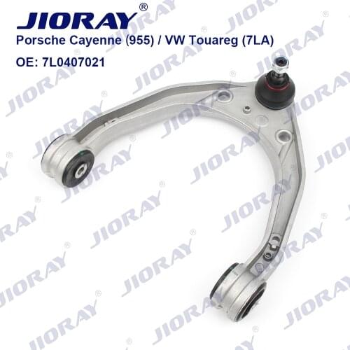 JIORAY Front Upper Suspension Control Arm U-Type For Porsche Cayenne 955 9PA VW Volkswagen 7LA Audi Q7 4LB 2002-2013