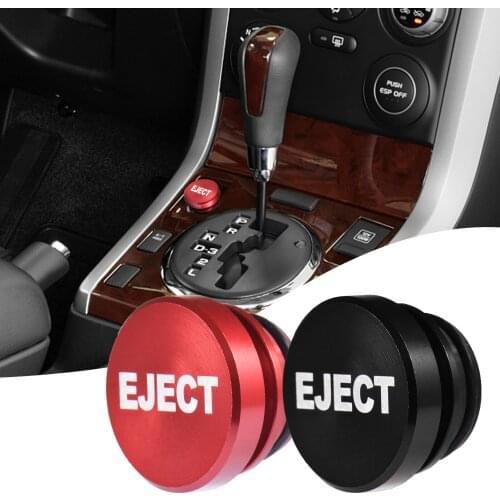 Universal 12V Car Red Black Press Button Shoot off Cigarette Light Equipment Smoke Lighter with Metal Coating Auto Interior