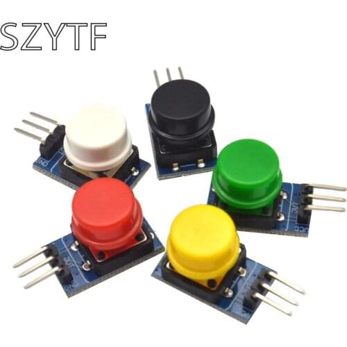 Backboard Electronic Building Blocks Large Button Module Button Module Five-Color Set for Arduino