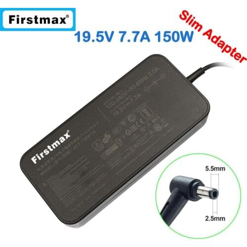 19.5V 7.7A 150W laptop AC power adapter charger for Asus G73SW G73SX G74 G74J G74JH G74S G74SW G74SX