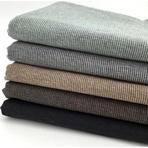 50*140cm Soft Plover Yarn Dyed Cotton Quilting Fabric DIY Handmade Purse patchwork Tissue Trimming Upholstery Sewing