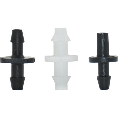 50pcs 1/4'' 1/8'' Garden Water Connector Straight Barb Hose Adapter For Arrow Dropper Garden Hose Micro Drip System