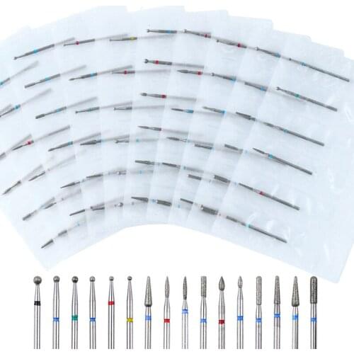 6pcs/set Diamond steel grinding head tungsten carbide burrs sets mini drill diamond burs material tungstenio dremel accessories