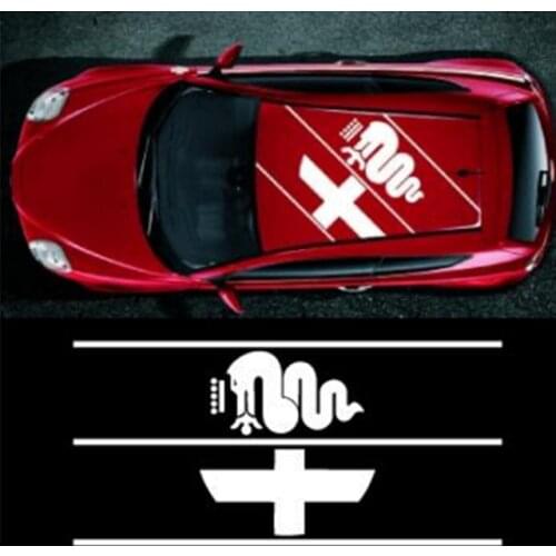 Automobile,1pcs for Alfa Romeo Logo roof sticker Sticker