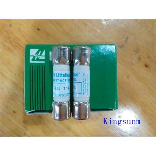 Free shipping 10pcs FLU 11A Littelfuse America Netlon 10*38 fuse / 11A1000V