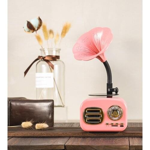 FT-05 Speaker Wireless Loudspeaker Retro Wood Portable Speaker Mini Speakers Sound System TF FM Radio Music Subwoofer